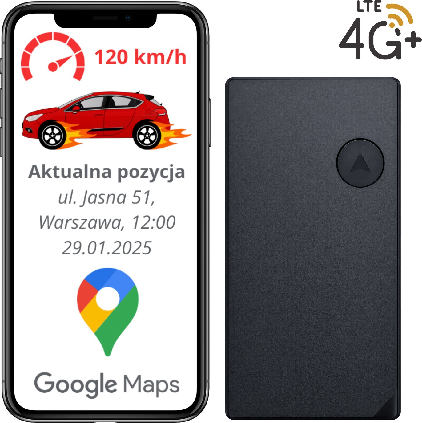 Spreest LOKALIZATOR GPS MINI DO POJAZDÓW ROWERU AUTA MAGNES TRACKER