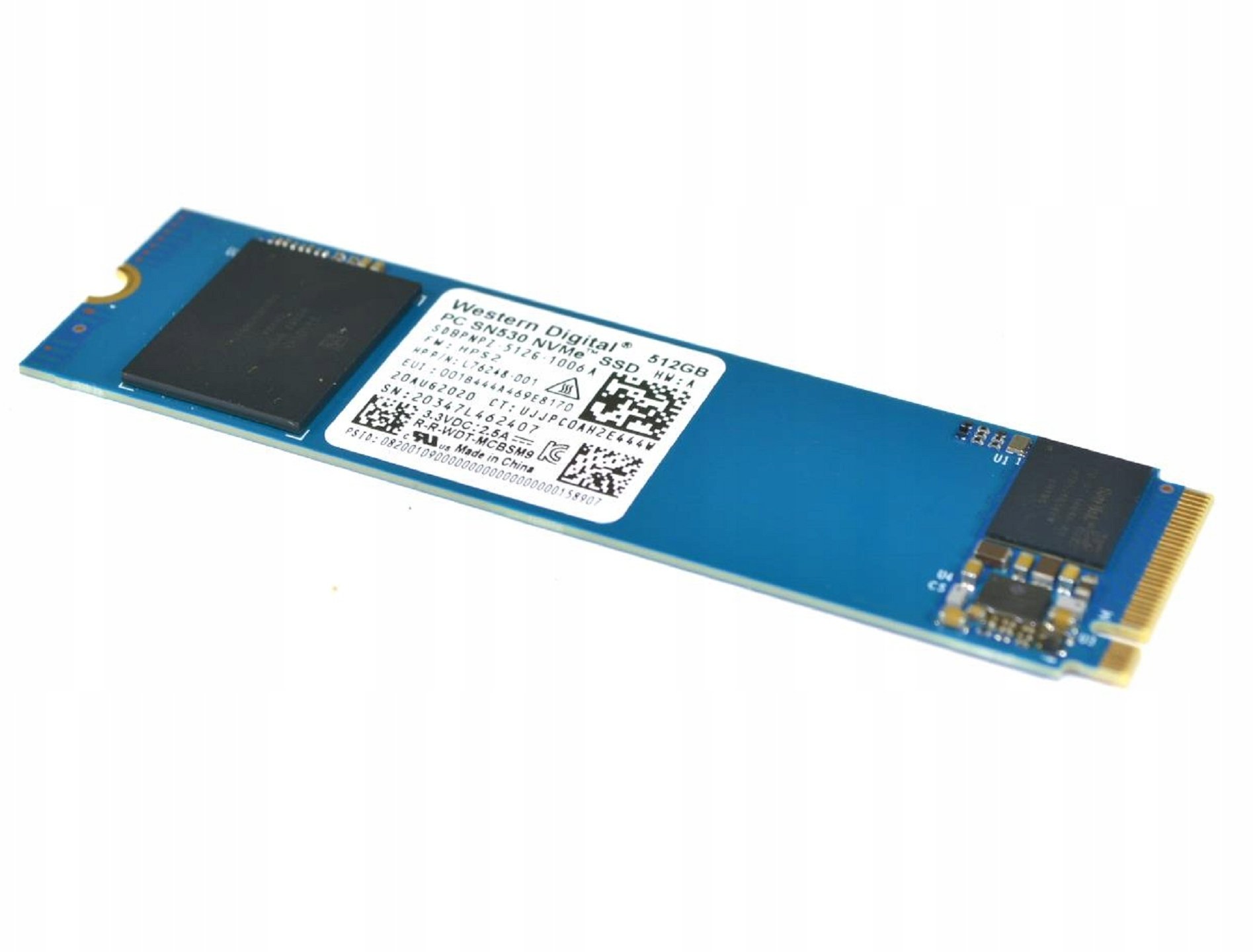 Dysk WD Western Digital SN530 512GB M.2 NVME PCIE x4 SSD OEM (SDBPNPZ-512G-1014)