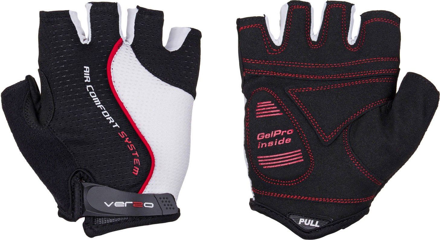 Verso Rękawiczki rowerowe Verso SB-01-7022-E czarno-biało-czerwone S