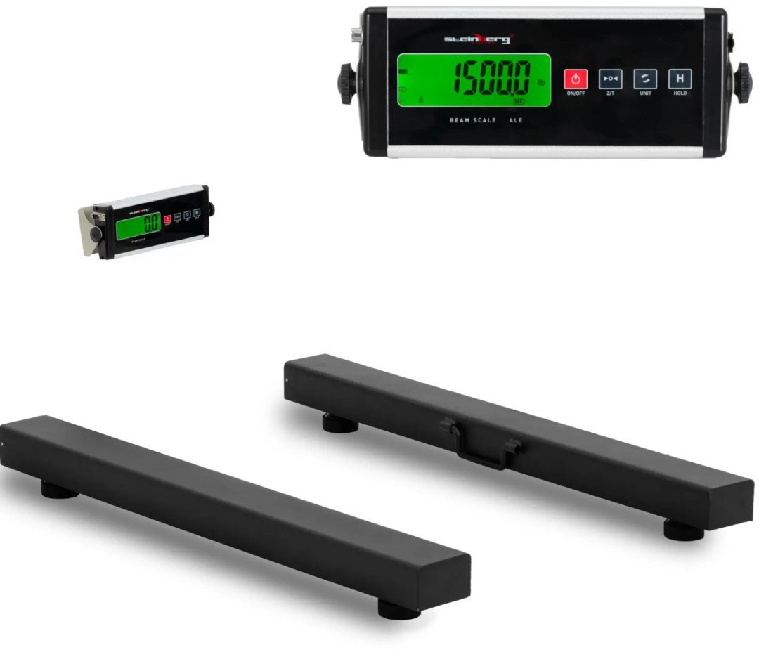 Steinberg Waga belkowa płozowa cyfrowa LCD Bluetooth 1500 / 0.5 kg 100 x 10 cm (1026241)
