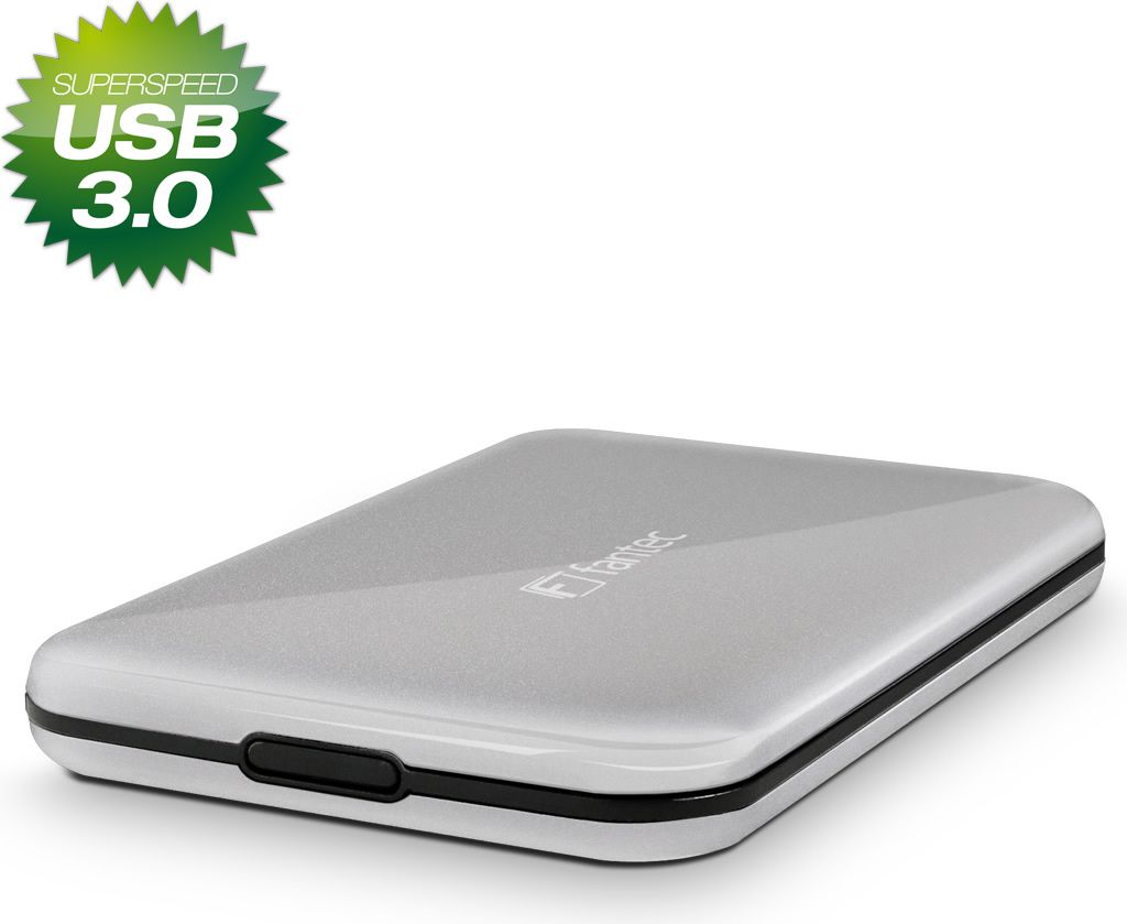 Kieszeń Fantec USB 3.0 / 2.5" HDD SATA srebrna ALU-25U3 1496