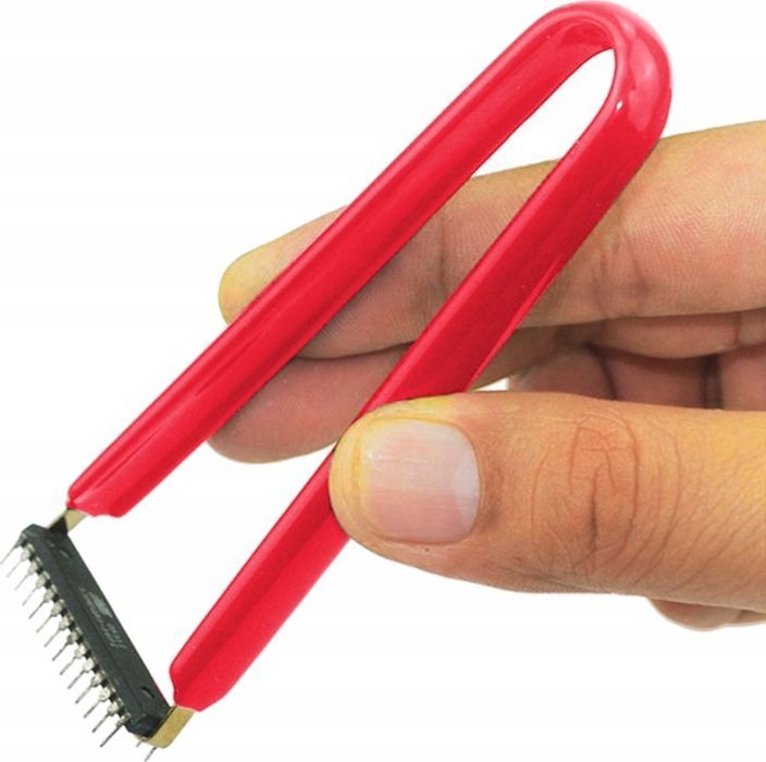 Rosfix CHWYTAK DO KOMPONENTÓW NA PCB IC NIERDZEWNA MOCNA PĘSETA PRECYZYJNA