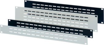 Panel przedni SCHROFF 19, wentylowany, 2 HU, 2,5 mm, Al, RAL 7035