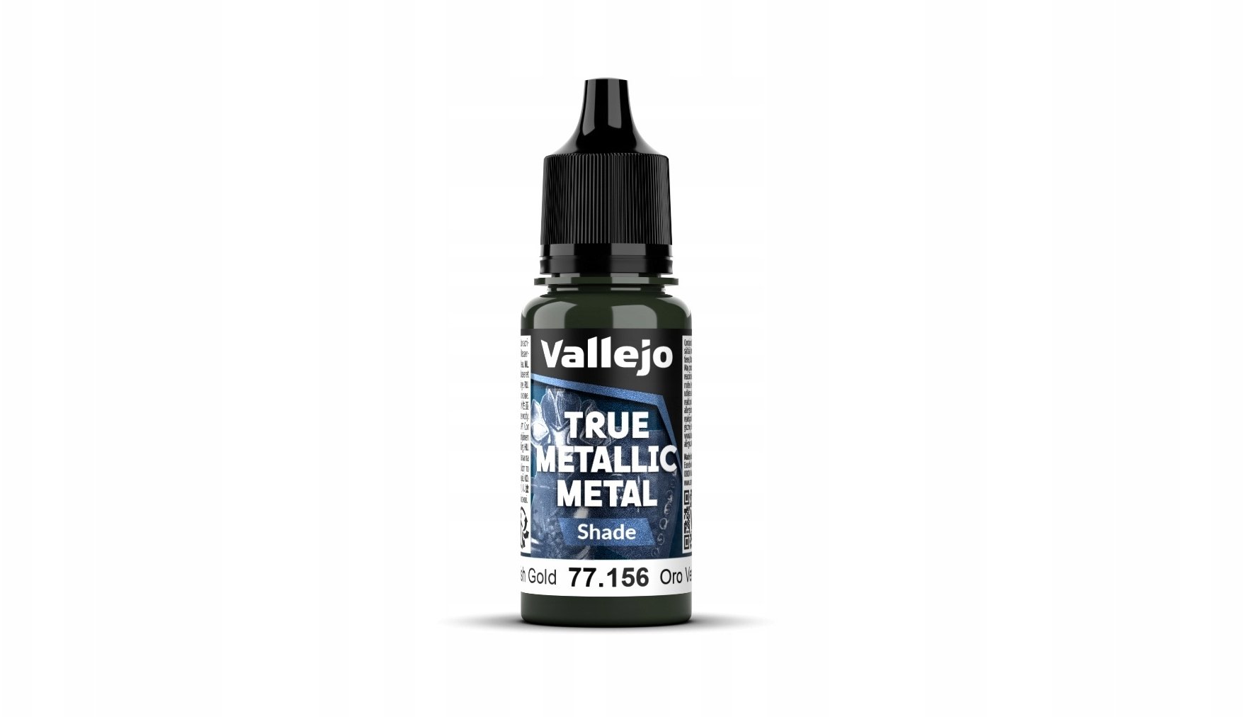Vallejo Vallejo: 77.156 - True Metallic Metal - Shade - Greenish Gold (18 ml)