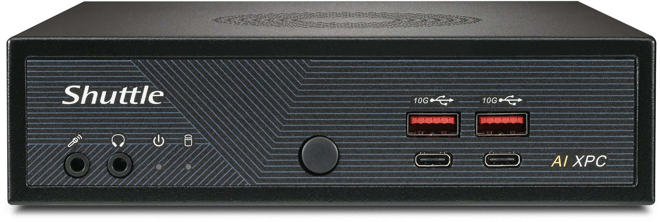 Komputer Shuttle Slim AI PC DN11H7 Wielkość PC 1.35L Czarny 155H Intel SoC