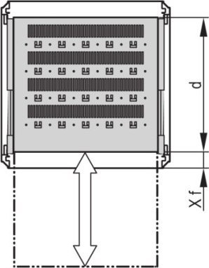 SCHROFF Taca teleskopowa SCHROFF 19 do Varistar, Novastar, Eurorack, 70 kg, RAL 7035, 600W 600D