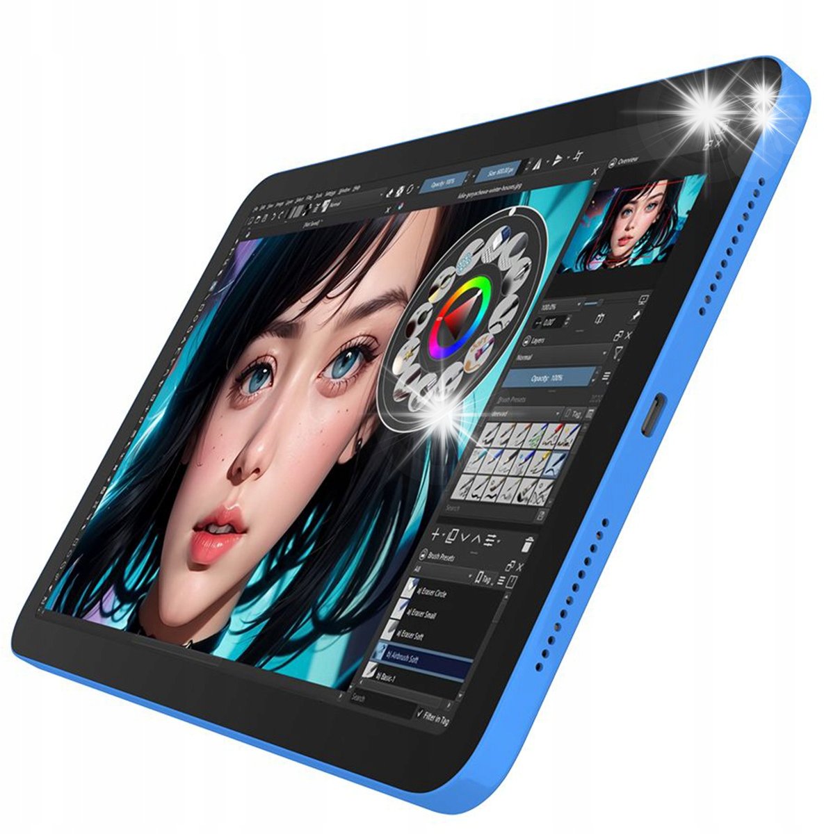 Tablet Bosto Profesjonalny Tablet graficzny pióro do komputera BOSTO BT-101C Niebieski