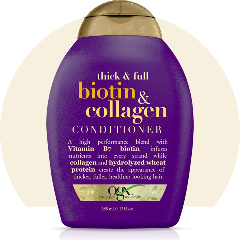 Organix Cosmetix Biotin & Collagen Conditioner - odżywka z biotyną i kolagenem dodająca włosom objętości 385ml