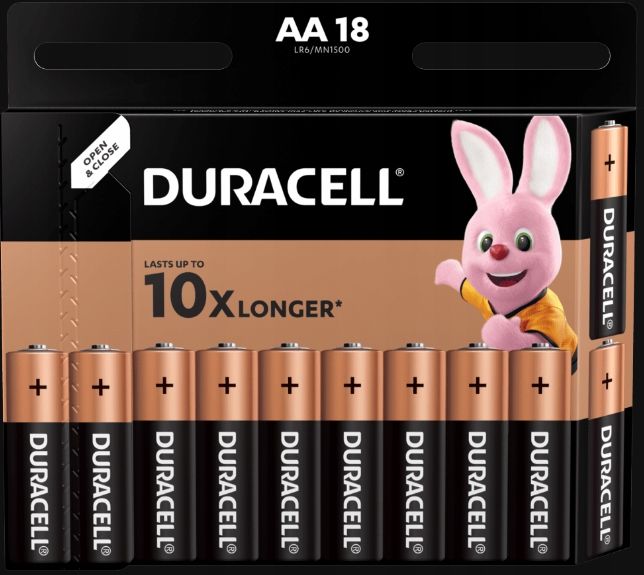 Duracell Bateria Basic AA / R6 1500mAh 18 szt.