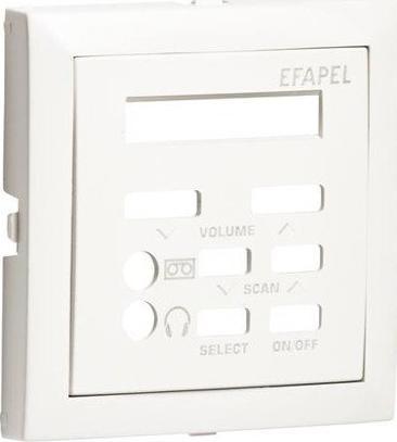 Efapel EFAPEL AQUARELLA ELEMENT CENTRALNY DO STEROWNIKA DŹWIĘKU GRAFIT 90709 TIS