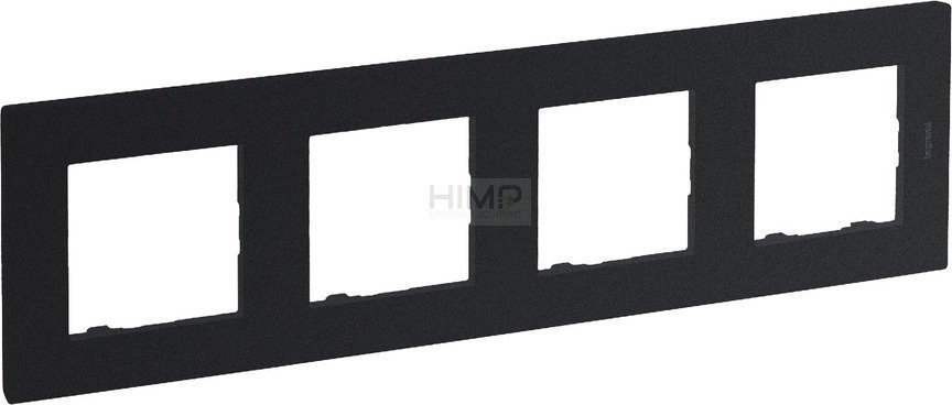 Legrand Ramka poczwórna Legrand Niloe Step 863794 antracyt