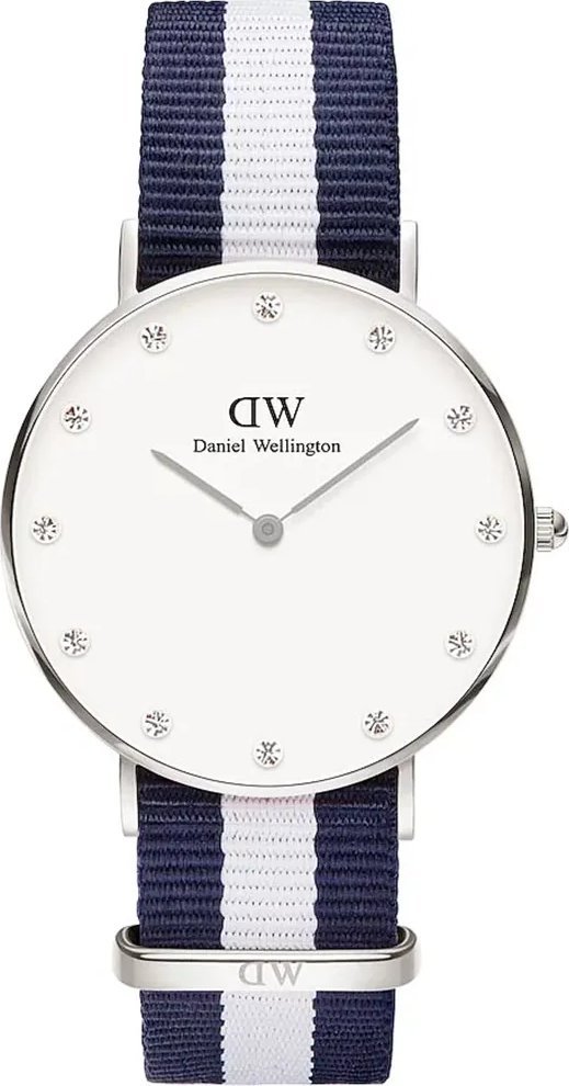 Zegarek Daniel Wellington ZEGAREK DAMSKI Glasgow Silver DW00100082 + BOX NoSize