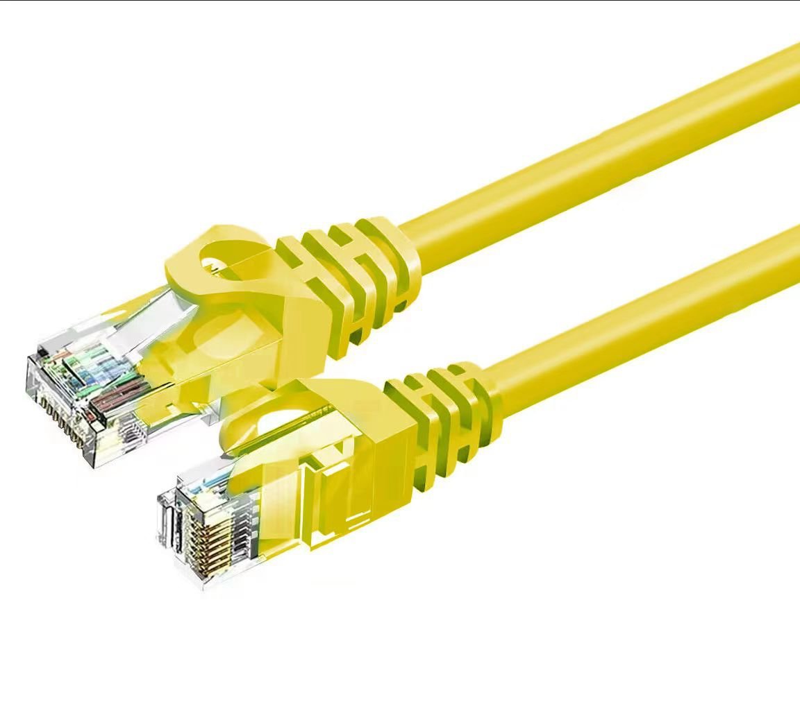 ZOY Kabel Sieciowy Ethernet Cat. 6 UTP CCA Żółty 1m ZCR1Y