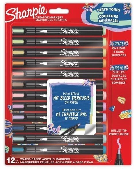 Creative Creative marker set, round tip, SHARPIE, 12 pcs.