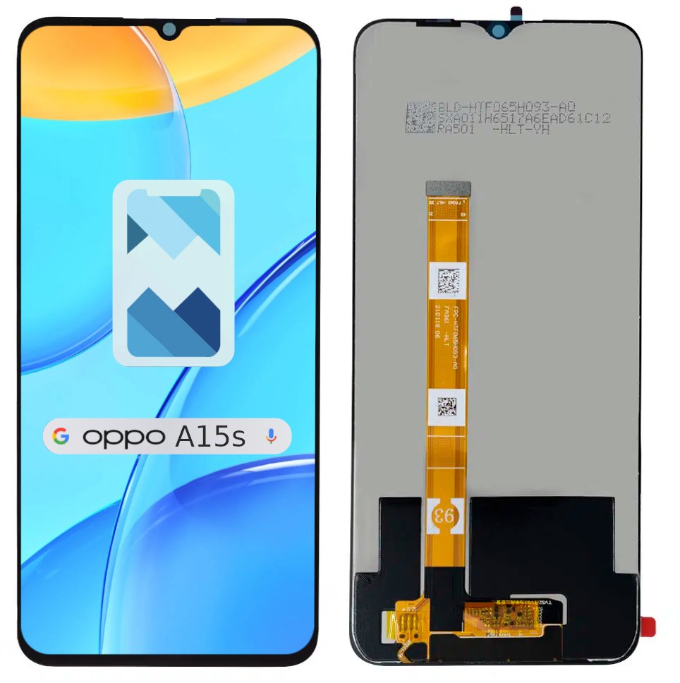Mobilepart Wyświetlacz LCD Ekran Szybka Dotyk do OPPO A15s CPH2179