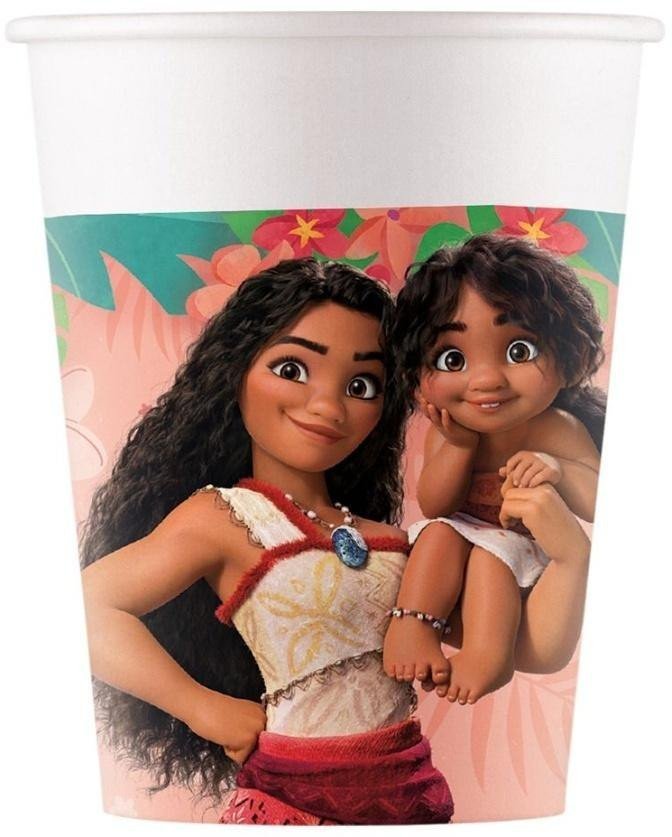 Kubeczki papierowe Moana 200ml 8szt