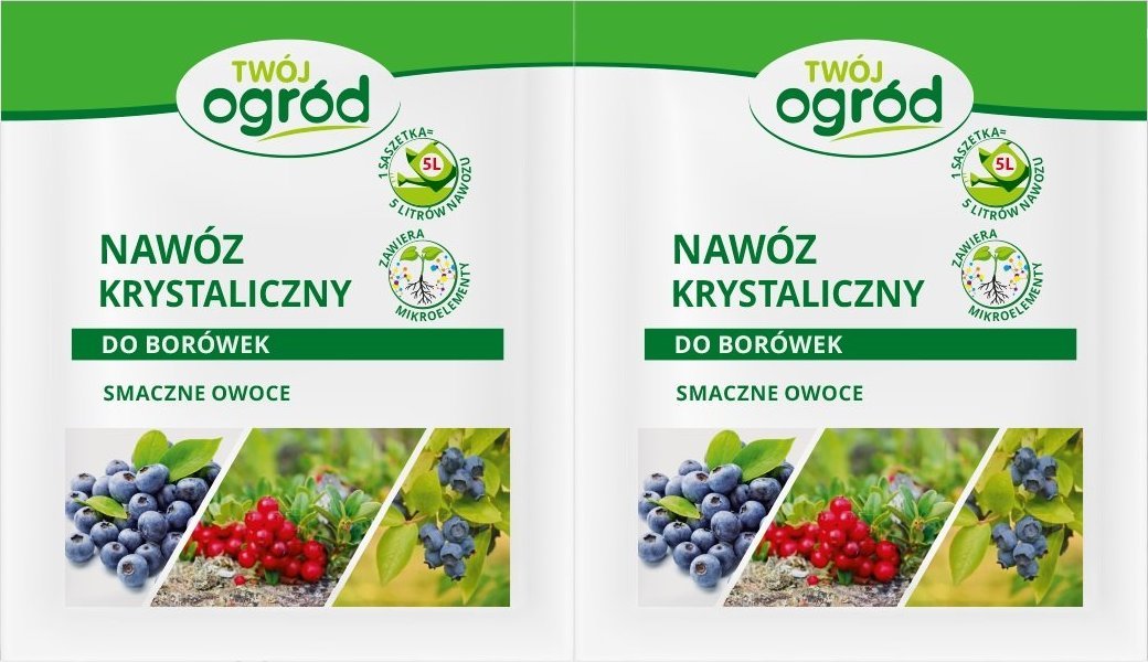 Twój Ogród Nawóz krystaliczny do borówek 2x5g
