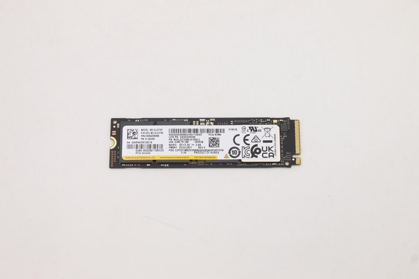 Dysk SSD Lenovo 2TB M.2 PCIe 4.0 NVMe SSD