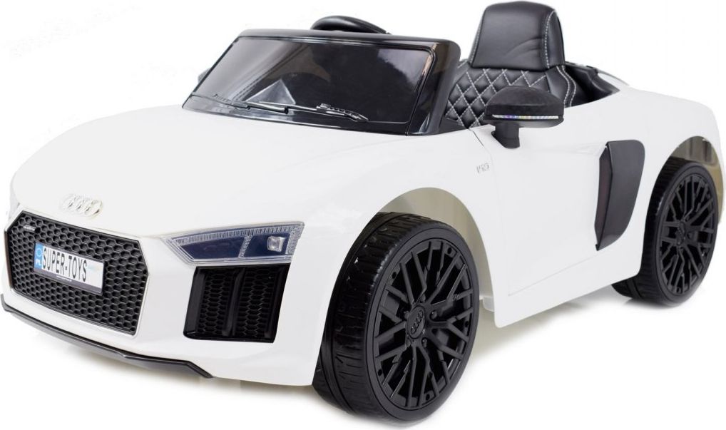 Zdjęcia - Samochód elektryczny dla dzieci Spyder Import SUPER-TOYS ORYGINALNE AUDI R8  W NAJLEPSZEJ WERSJI, MIĘKKIE S 