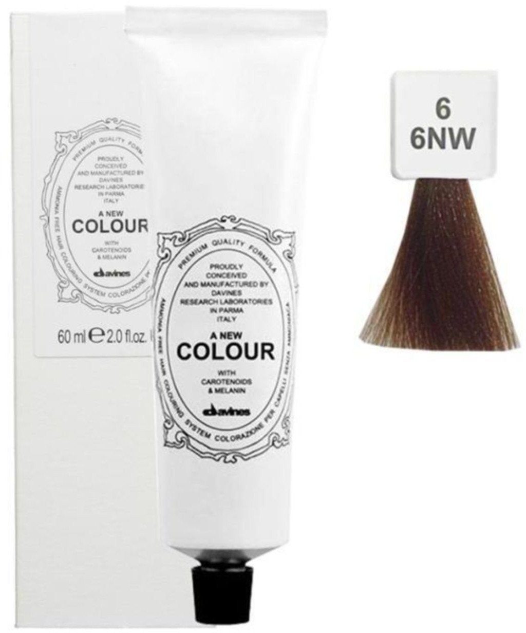 Davines , A New Colour, Permanent Hair Dye, 6 , 60 ml For Women