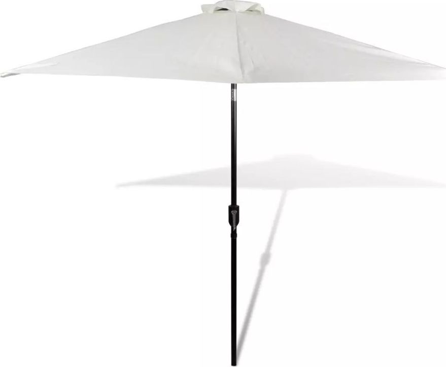 Фото - Парасолька VidaXL Parasol ogrodowy, biały, 3 m 