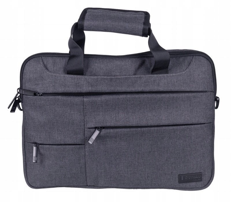 Torba na laptopa DONAU TRAVEL Budapest, 14", 3l, szara