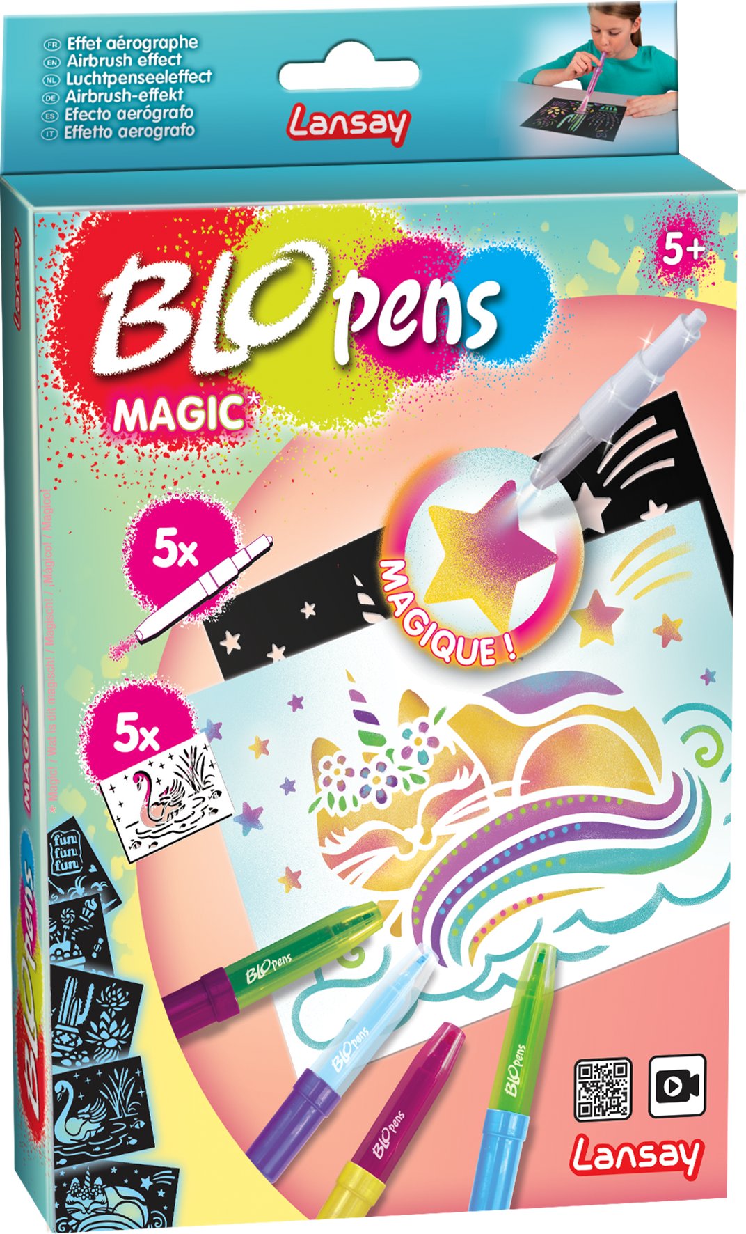 Centropen BLOPENS Magiczne długopisy dmuchane 5szt 23605