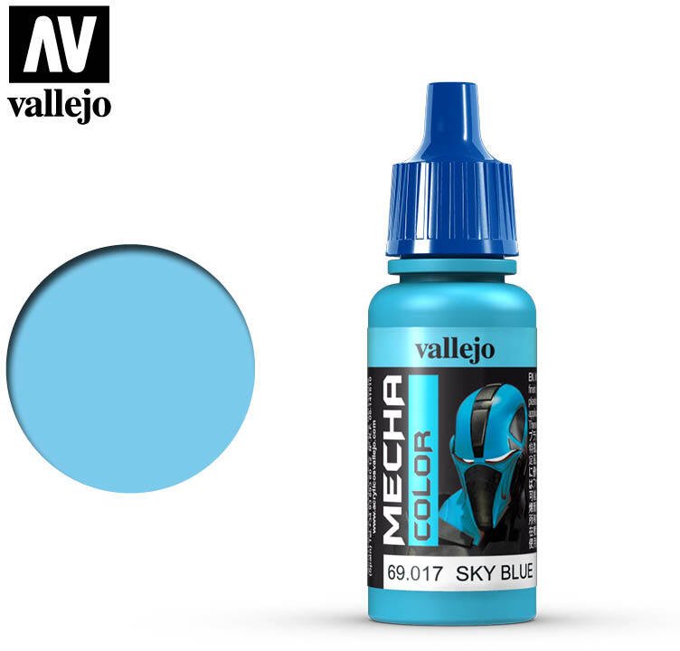 Vallejo Vallejo: 69.017 - Mecha Color - Sky Blue (17 ml)
