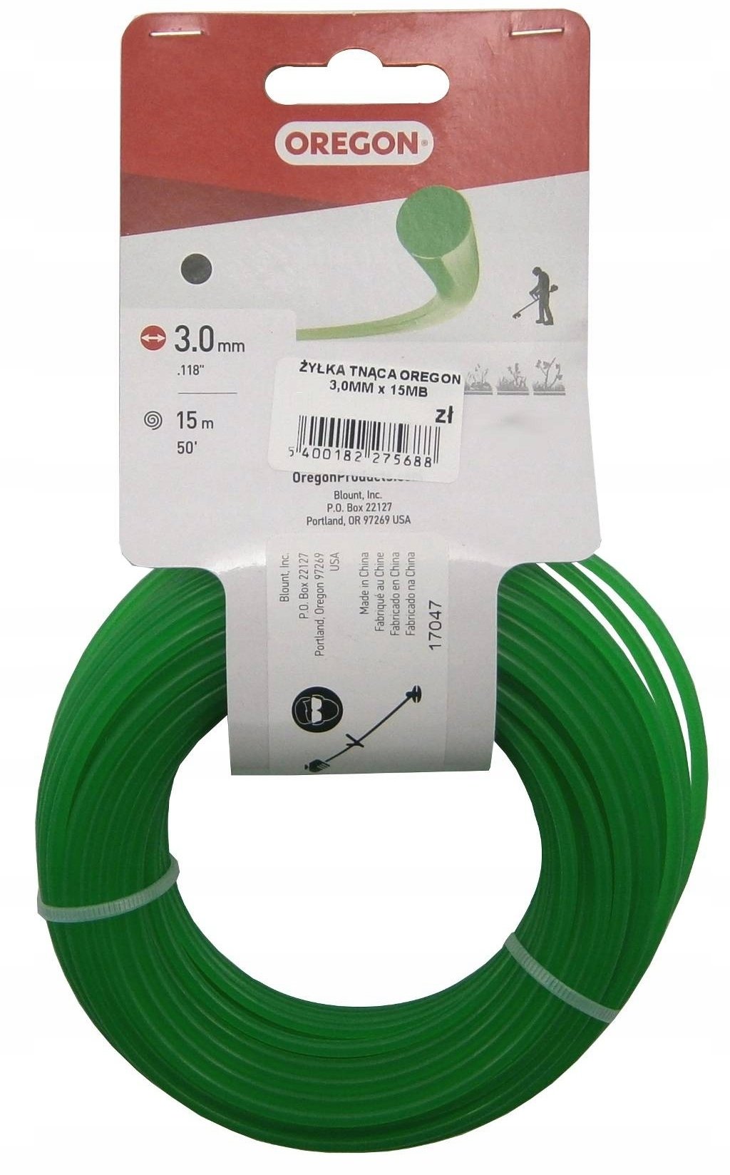 Oleo-Mac Oregon żyłka do kosy okrągła 3,0mm x 15m (69-3680)