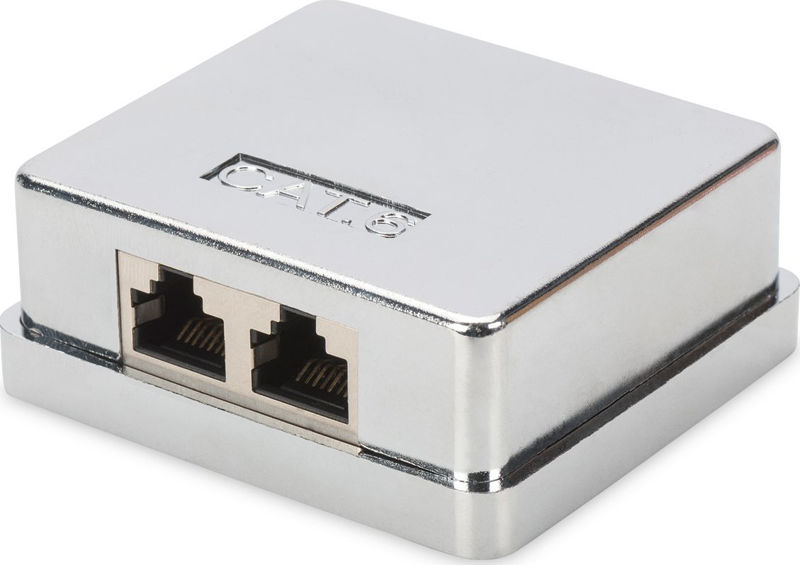 Digitus ZUB Digitus Cat6 surface box 2x Keystone Modul