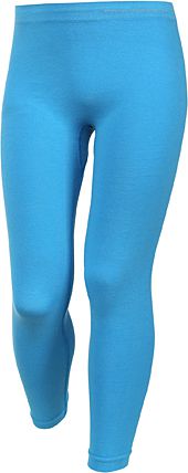 Brubeck Legginsy dziecięce COMFORT COTTON JUNIOR lazurowy r. 128/134 (LE11180)