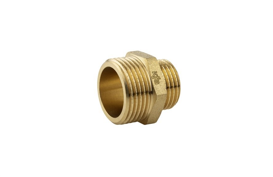 KFA 944-713-20 / / Elementy złączne / Złączka DN20, wkrętna, redukcyjna, mosiężna, (nypel), 1" X 3/4...