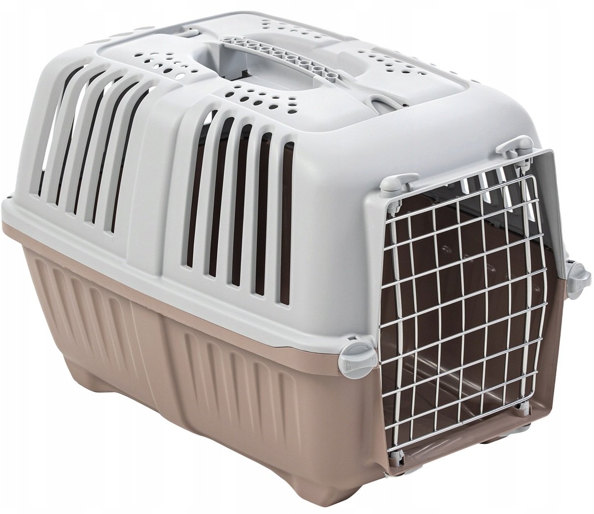 Pets Collection Transporter dla zwierząt PRATIKO 2 METAL Cipria