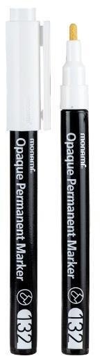 Monami Marker permanentny 132 Opaque biały (12szt)