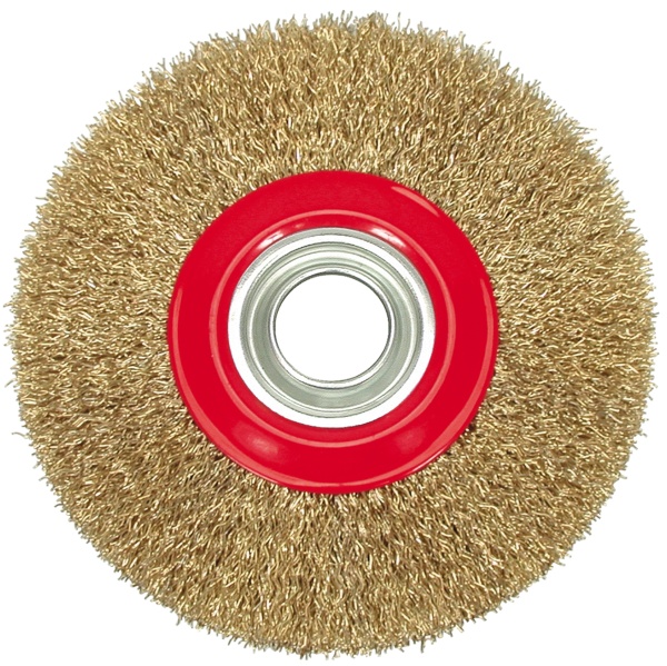 Vorel Szczotka tarczowa drut karbowany 150x15mm 06979