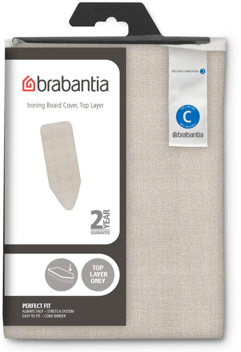 Brabantia Brabantia lyginimo lentos užvalkalas Denim Grey, C 124x45 cm