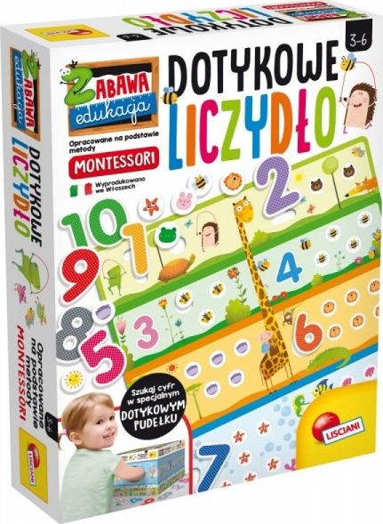 Lisciani Montessori Plus Dotykowe liczydło 72453 LISCIANI