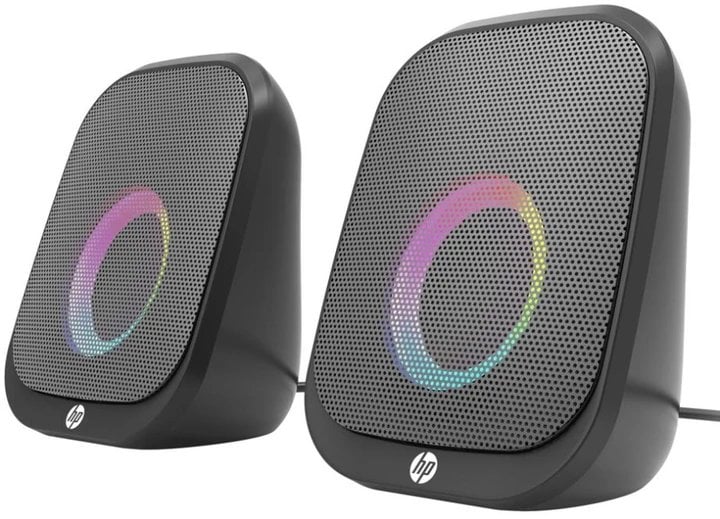 Głośniki komputerowe HP g�o�niki DHS-2113, 2.0, 6W, czarne, Bluetooth, pod�wietlanie