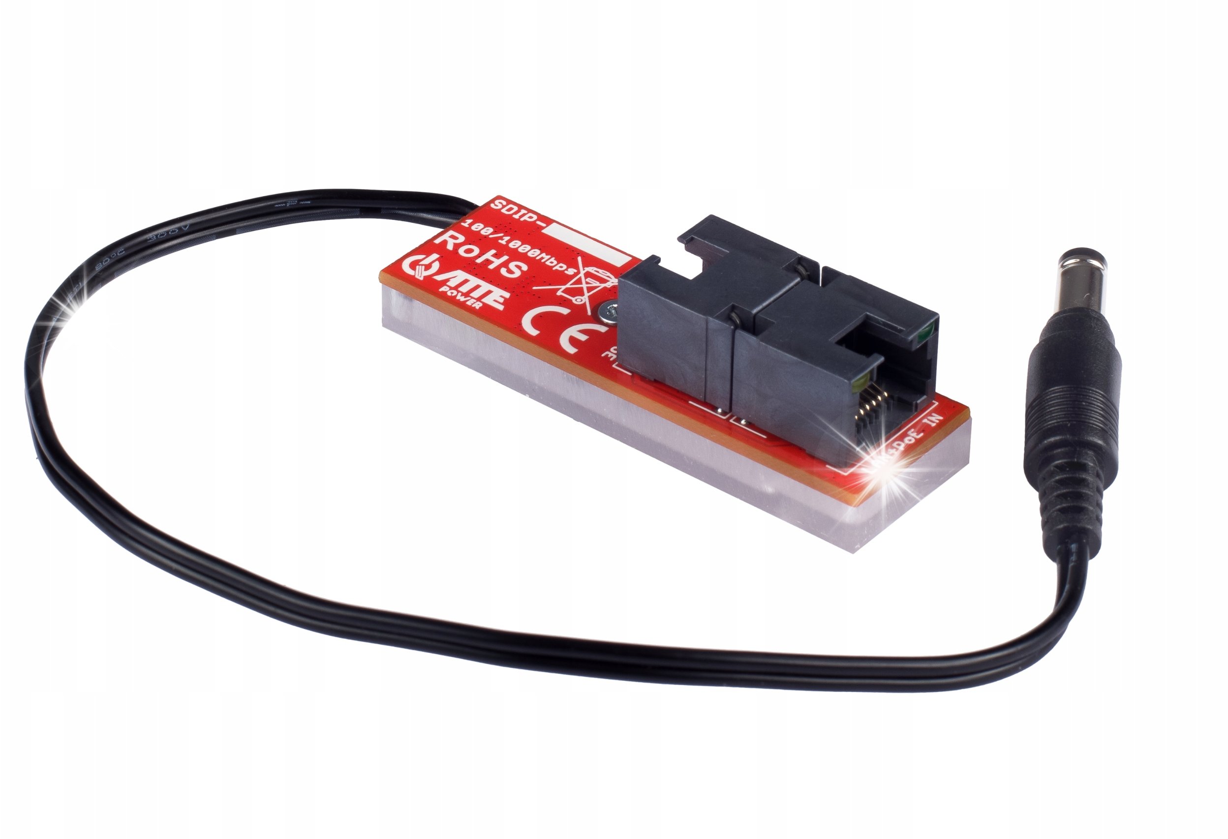 Atte Adapter PoE Gigabit obniżający napięcie do 12V SDIP-12-124