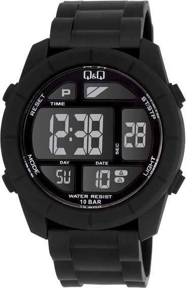 Zegarek Q&Q Męski M123-001 Dual Time czarny