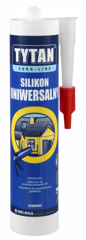 Tytan Tytan Silikon Euro-Line uniwersalny biały 310ml