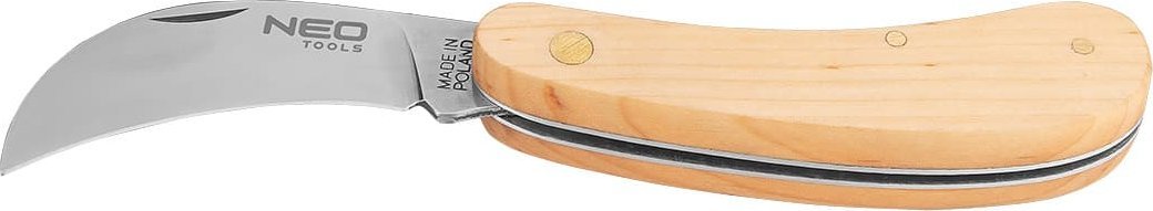 Neo Nóż monterski (Nóż monterski sierpak, drewniane okładki)