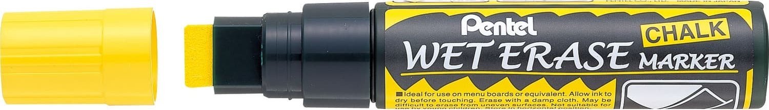 Pentel Marker kredowy Jumbo SMW56 żółty, ŻÓŁTY