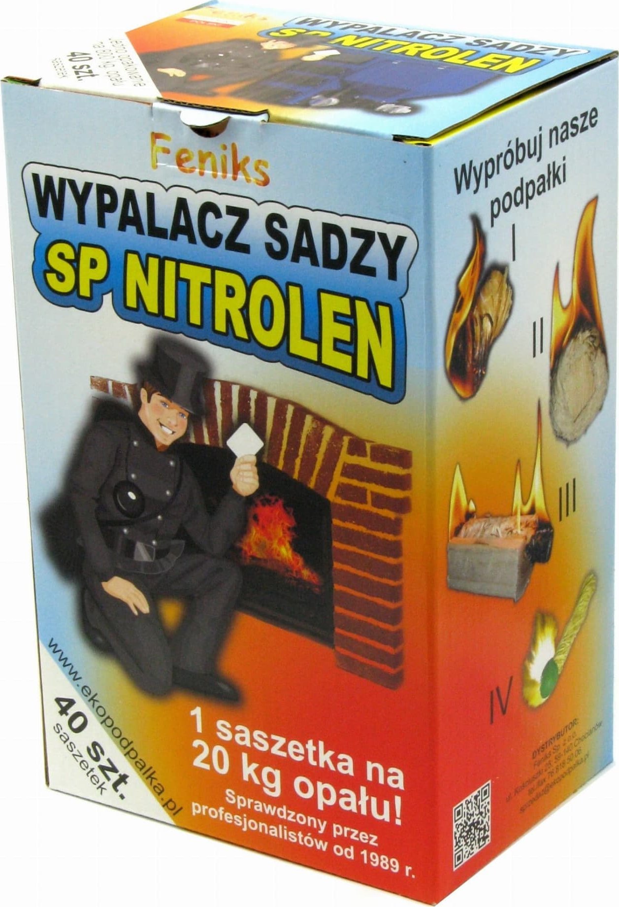 Feniks Wypalacz sadzy SP Nitrolen saszetki (40x10g)