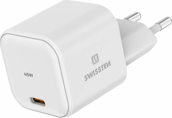 Zasilacz do laptopa Sourcing Swissten GaN Travel Charger Network Charger USB-C 45W
