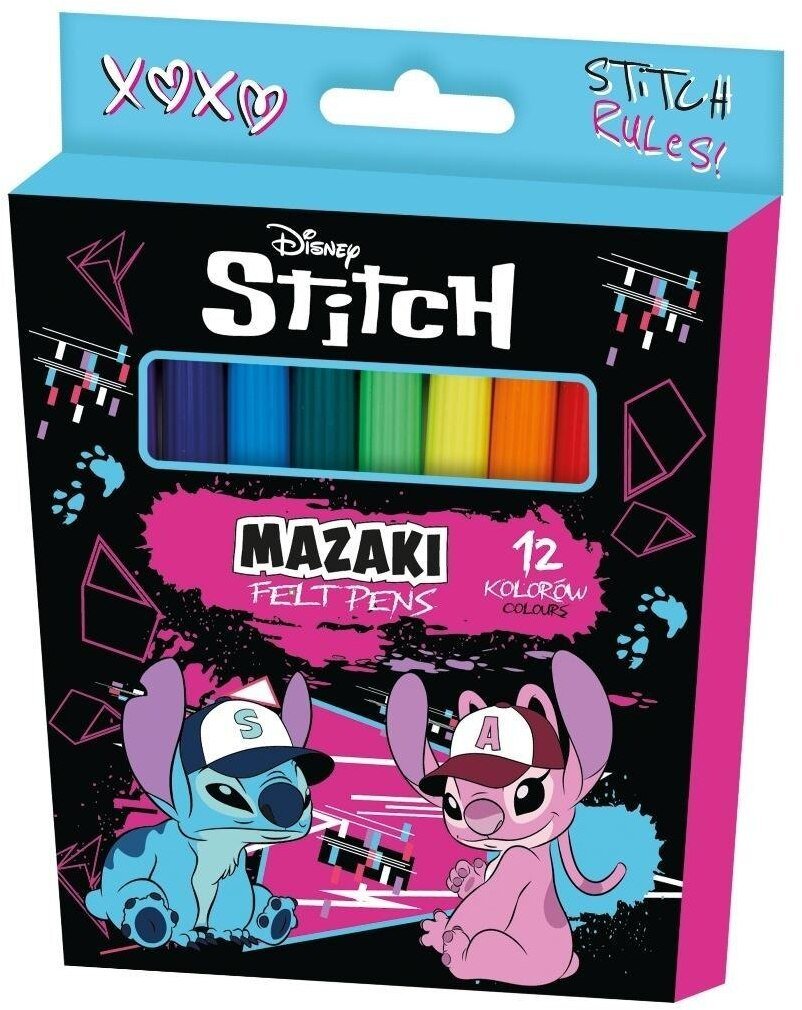 Beniamin Mazaki Stitch Black 12 kolorów