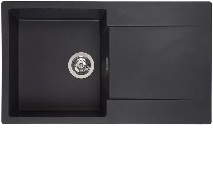 Zlewozmywak GraniteQ EVAN 136 XL zlewozmywak z syfonem Push To Open 1-komorowy z/o (860x500x210; kom...