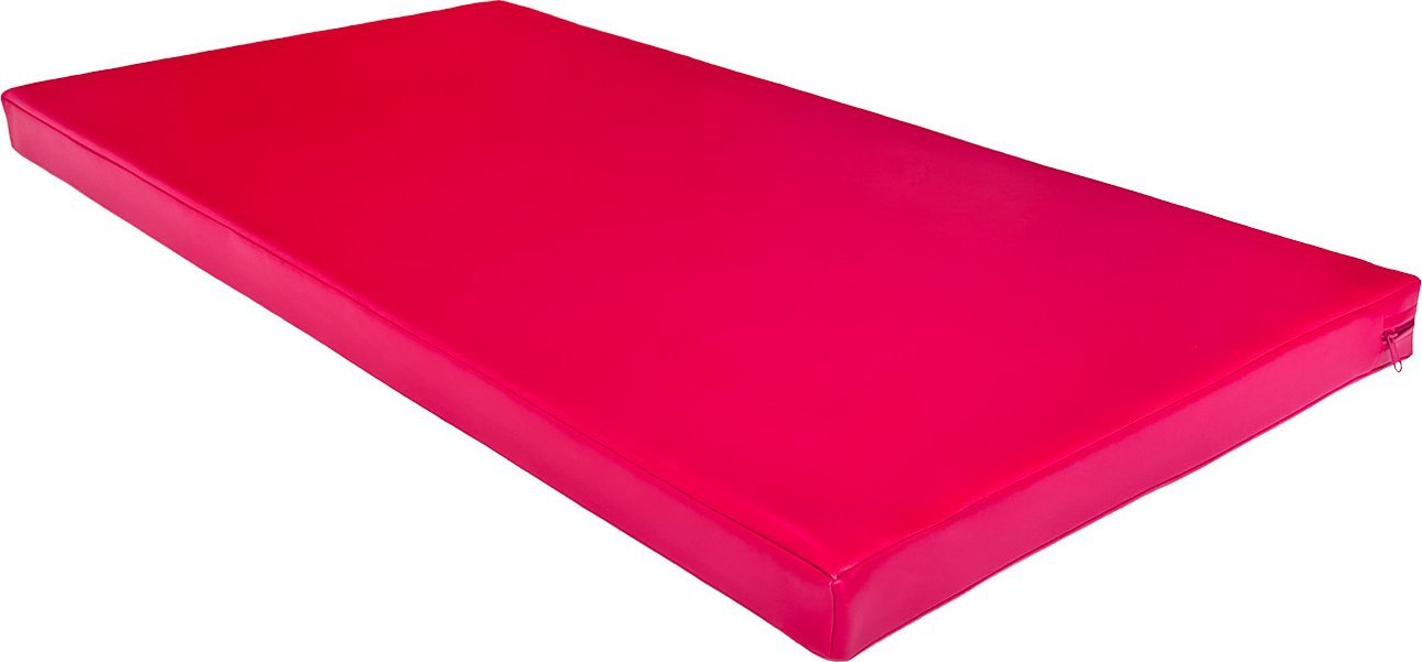 UNDERFIT Materac gimnastyczny 120 x 60 x 6 cm miękki różowy