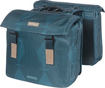 Basil Torba na bagażnik ELEGANCE DOUBLE PANNIER BAG MIK 40-49L, MIK System (ready to go) wodoodporna...