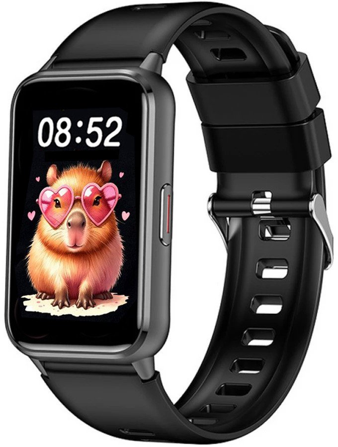 Smartwatch Rubicon Zegarek dziecięcy SMARTWATCH RUBICON RNCF48 black/black silicone